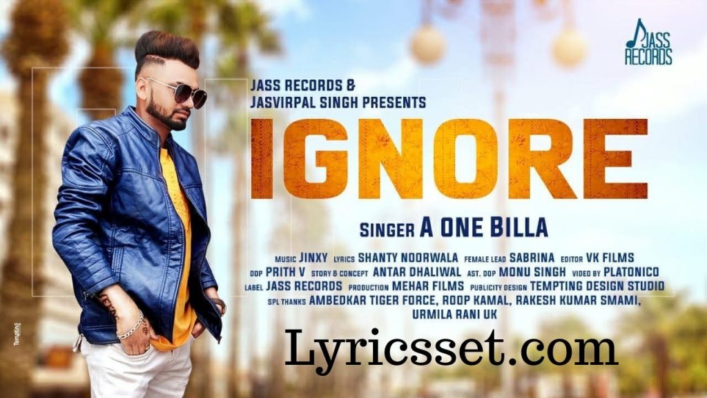 Ignore Lyrics