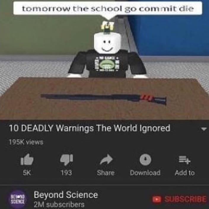Roblox meme
